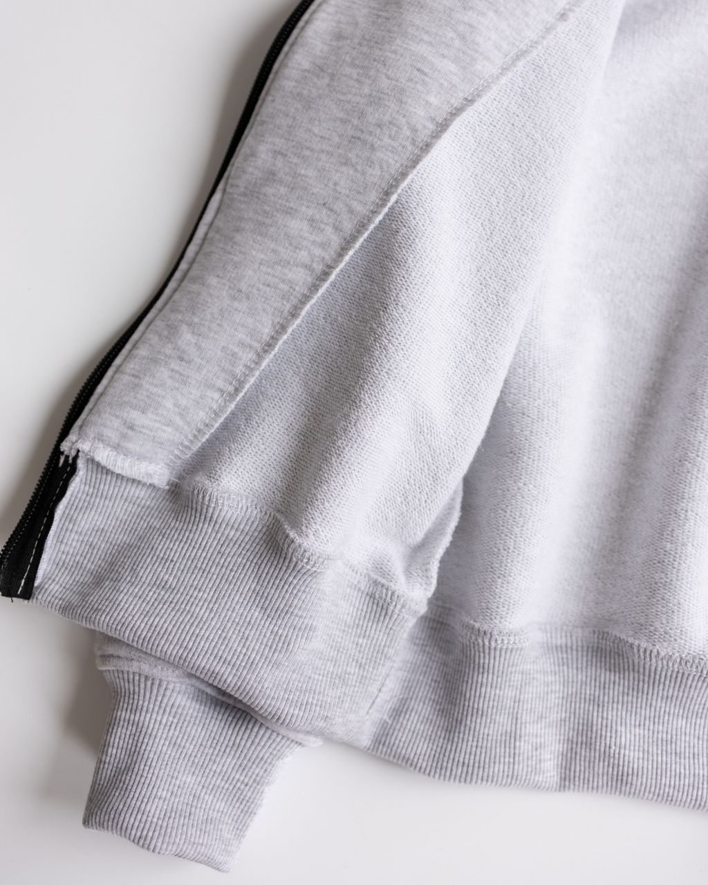 Soft inside texture of Alwair Kids French terry cotton zip-up jacket