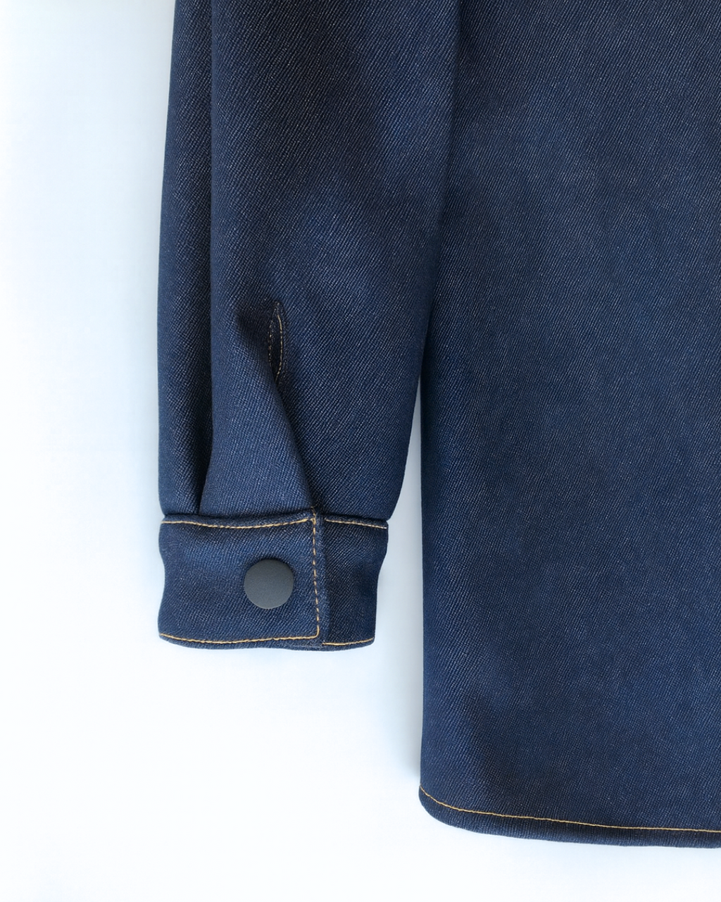 Cuff and sleeve detail snap button kids denim shirt Alwair Kids