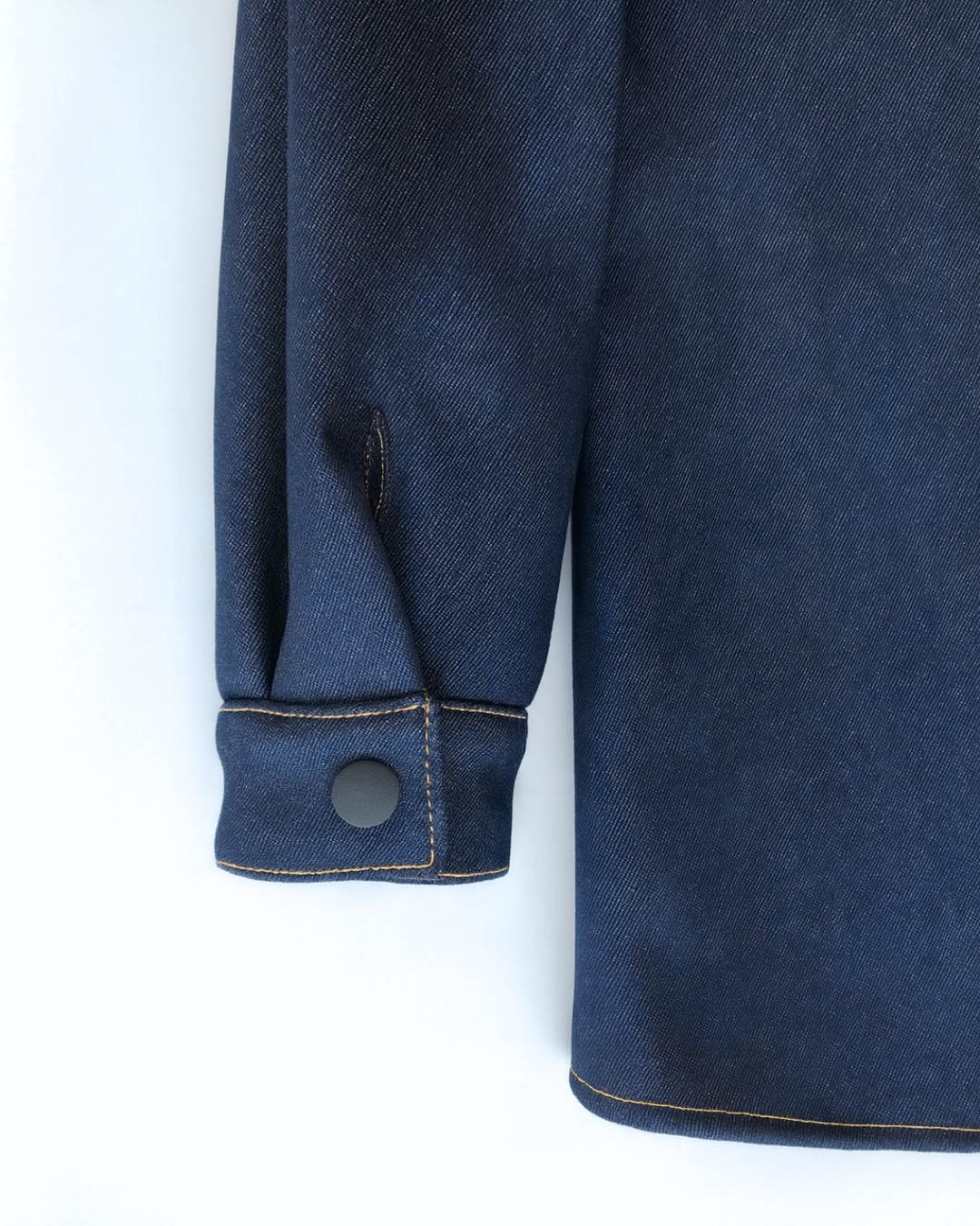 Cuff and sleeve detail snap button kids denim shirt Alwair Kids