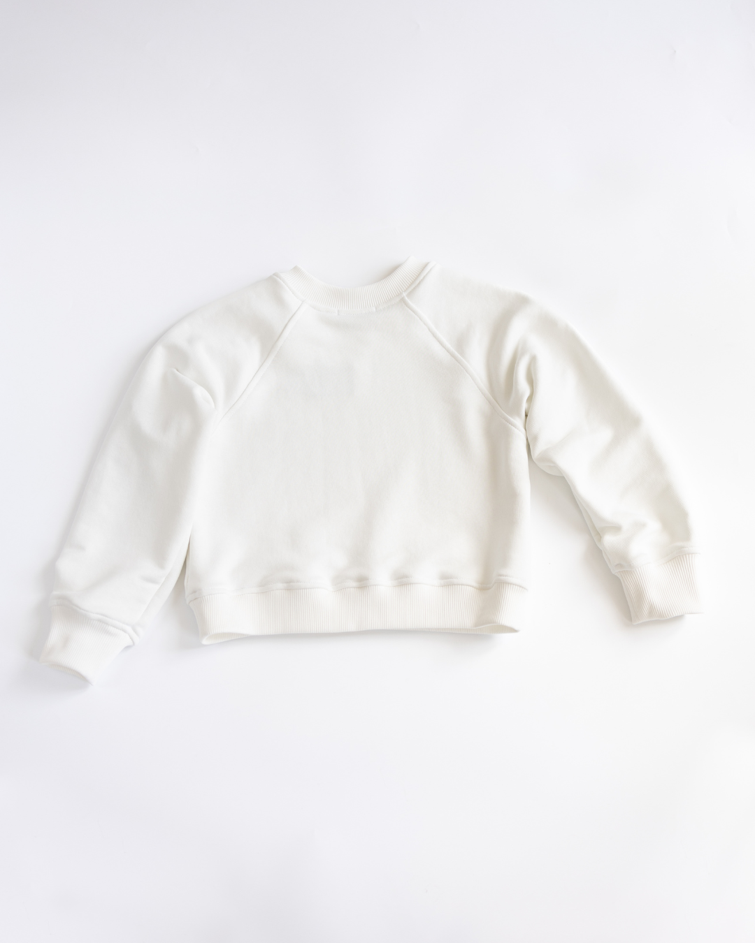 White boys sweatshirt plain back view - Tennis Fun Alwair Kids collection